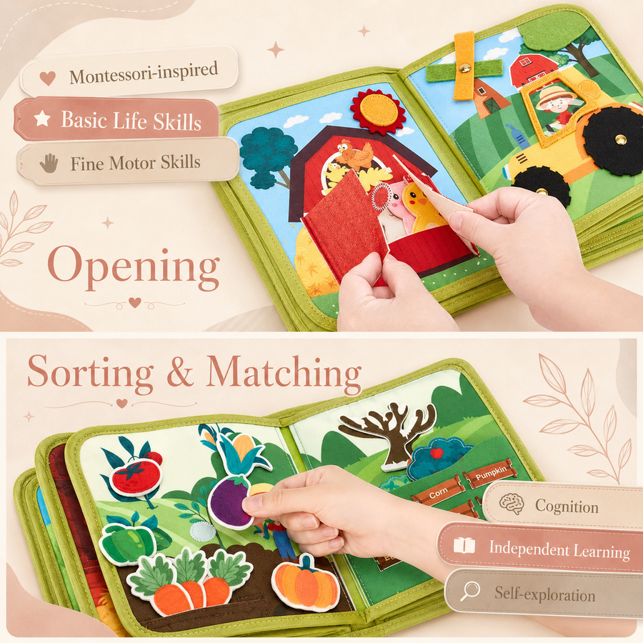 The Quiet Book sensory learning